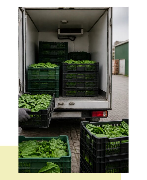 Перевозка шпината в Ялуторовск с сохранением свежести продукции